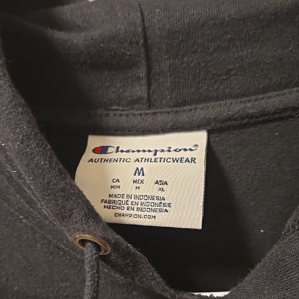 Champion Logo Long Sleeve Shirt Size M - Picture 7 of 9